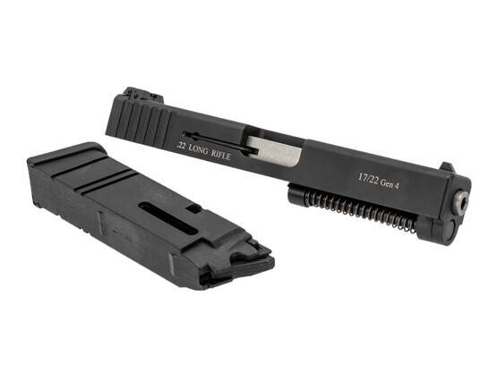 Advantage Arms 22 LR Conversion Kit for Gen4 Glock 17/22 comes with a 10 Round magazine